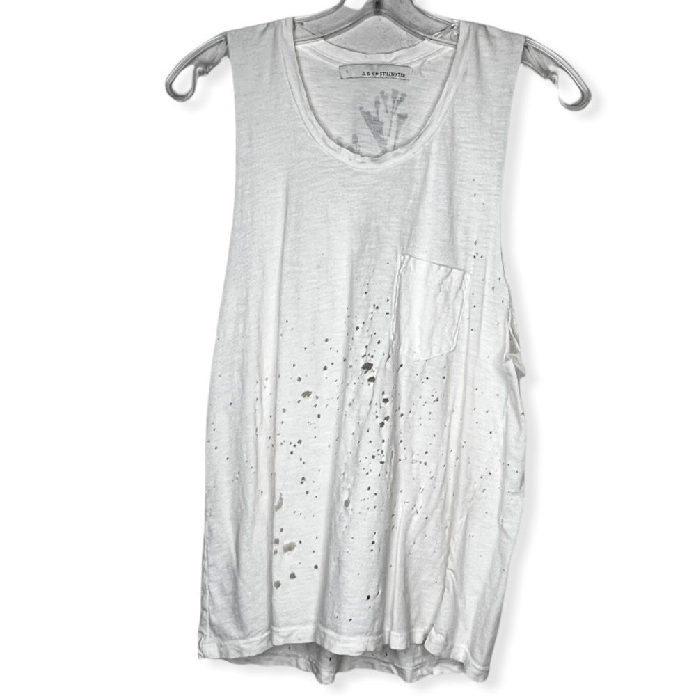 Stillwater Sleeveless Destroyed T-Shirt